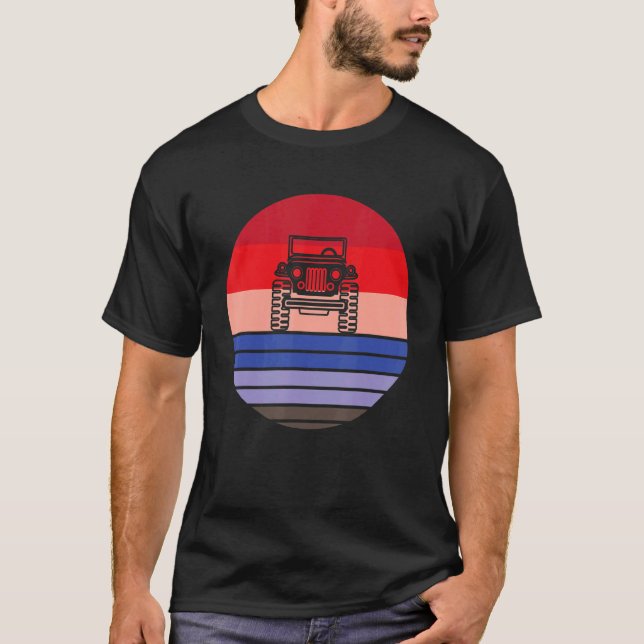 T-shirt CAR Quad Bike Off Roading 5X5 Mudding Enthusiast (Devant)