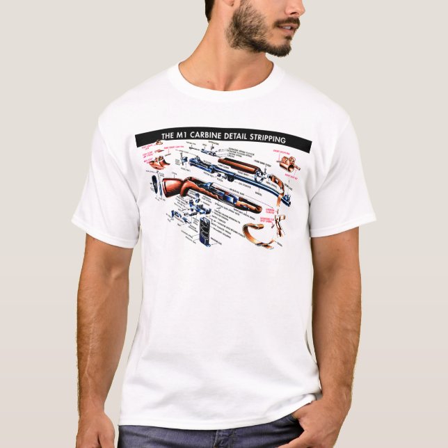 T-shirt Carabine M1 dépouillée (Devant)