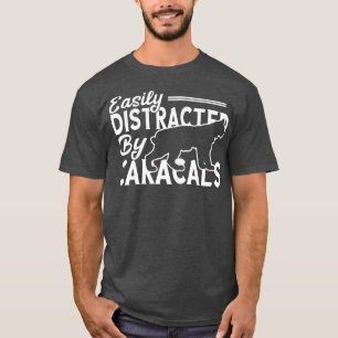T-shirt Caracal Facilement Distrait Par Caracals Wild Cat 