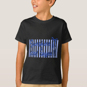 T-shirt Caraco nœud café glacé et journée ensoleillée tous