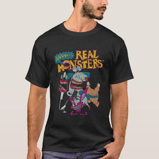 T-shirt Caractère Aaahh Real Monsters (Devant)