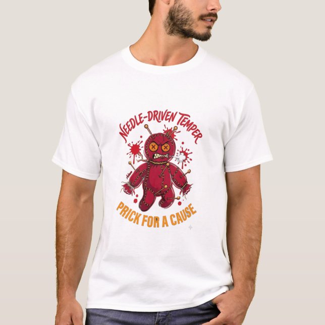 T-shirt Caractère aiguillé (Devant)