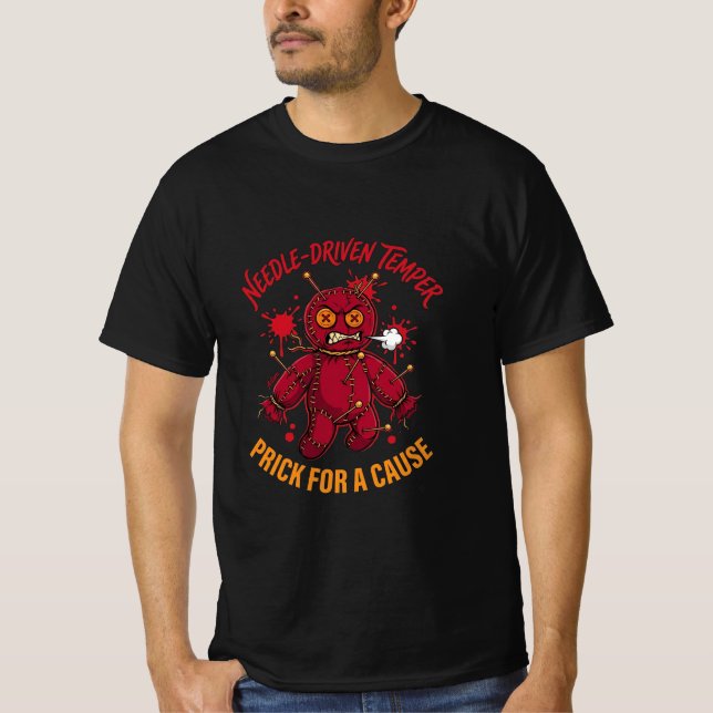 T-shirt Caractère aiguillé (Devant)