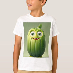 T-shirt Caractère concombre drôle