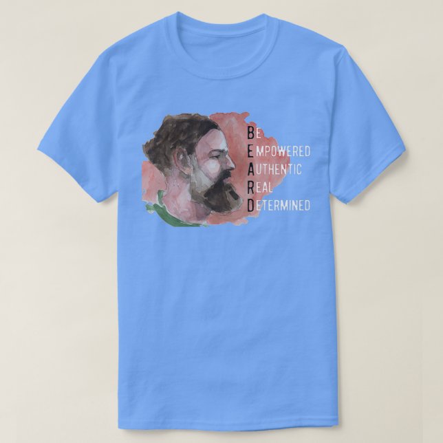 T-shirt Caractère de barbe (Design devant)