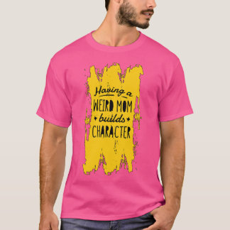 T-shirt Caractère de construction des mamans super 178