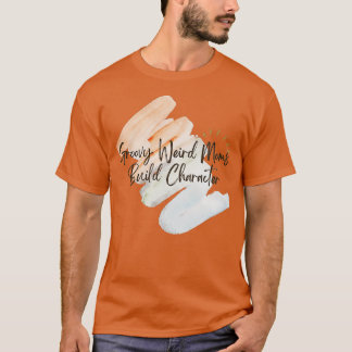 T-shirt Caractère de construction super de mamans bizarres