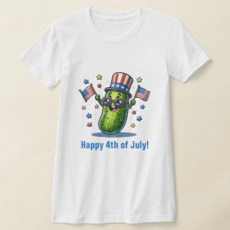 T-shirt Caractère de dessin 4 juillet Pickle