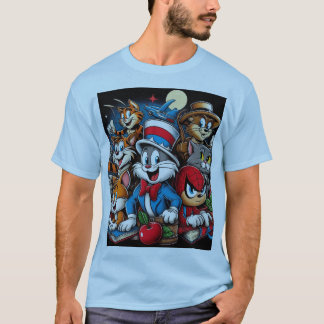 T-shirt Caractère de dessin classique