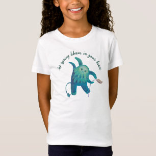 T-Shirt caractère de ressort mignon