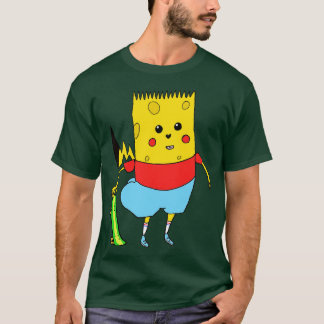 T-shirt Caractère de toon jaune