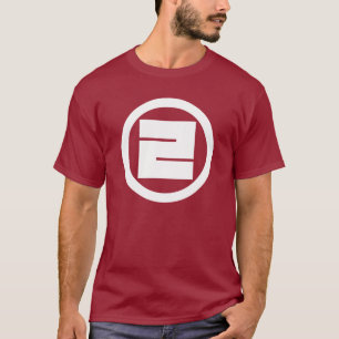 T-shirt Caractère kanji carré pour ONE en cercle