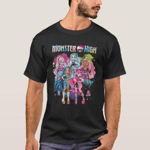 T-shirt Caractère Monster High Alumni Rainbow Cloud Group