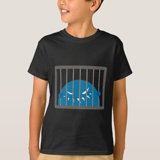 T-shirt Caractère Monstre Malin Kingpin emprisonné gothiqu (Devant)