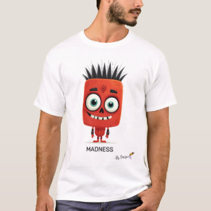 T-shirt Caractère Red Punk   MADNESSE - Par conception   A