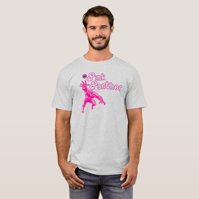T-Shirt Caractère Rose de Style Vintage (Devant entier)