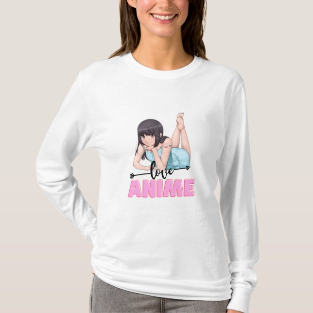 T-shirt "Caractère unique de l'Anime - Parfait pour les fa (Devant)