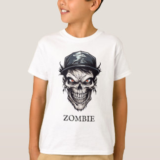 T-shirt Caractère Zombie Mal Mal Méchant