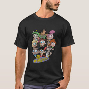T-shirt Caractères Assez Oddparents Dans Le Cadre