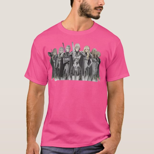 T-shirt Caractères Claymore (Devant)