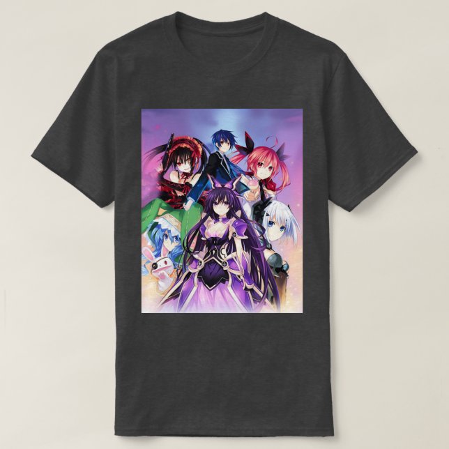 T-shirt Caractères Date A Live (Design devant)