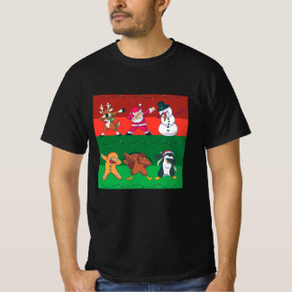 T-shirt Caractères de Noël Dabbing
