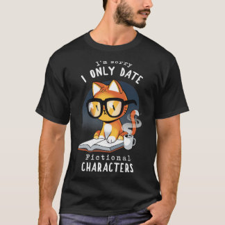 T-shirt Caractères fictifs Smart Bookworm Cat Drôle Quot