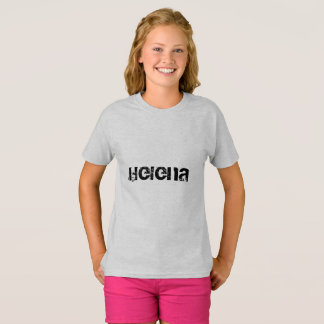 T-shirt Caractères gras de nom noir orphelin de caractère
