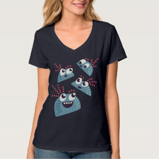T-shirt Caractères mignons d'amis de sucrerie de bande