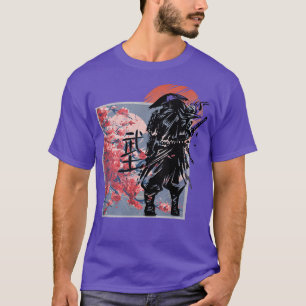 T-shirt Caractères samouraïs Bushido Japonais Samurai Warr
