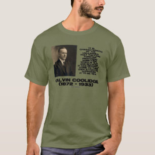 T-shirt Caractéristique du vieux nouveau Coolidge illettré