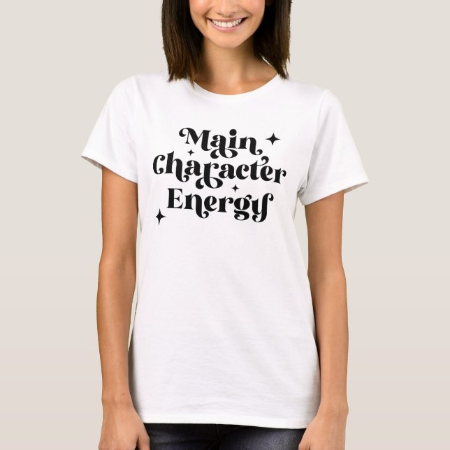 T-shirt Caractéristique principale énergie (Devant)