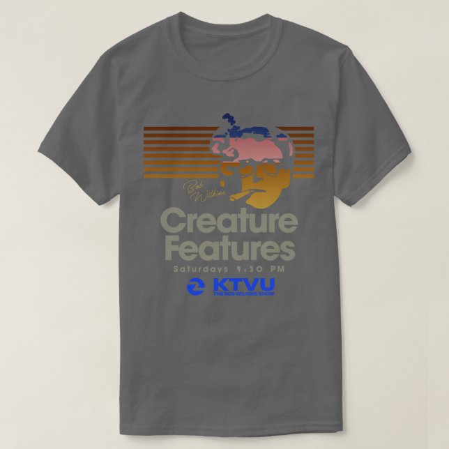 T-shirt Caractéristiques de la créature avec Bob Wilkins (Design devant)