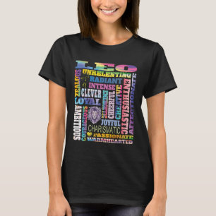 T-shirt Caractéristiques du signe astrologique Lion Horos