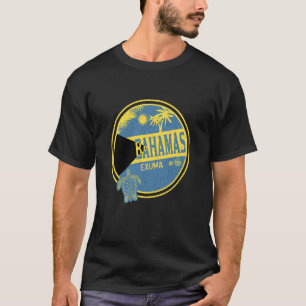 T-shirt Caraïbes Bahamas Exuma Vacances Vintage Tropical