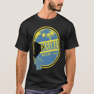 T-shirt Caraïbes Bahamas Nassau Vacances Vintage Tropical