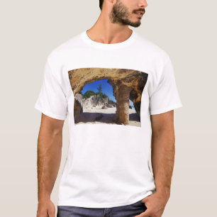 T-shirt Caraïbes, Bermudes, Tucker's Town. Naturel