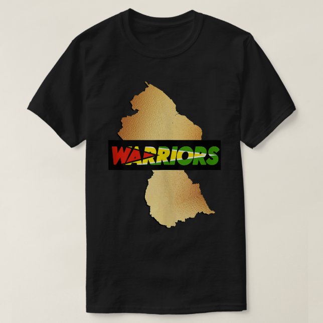 T-shirt Caraïbes Cricket Guyana Guerriers Guyanais (Design devant)