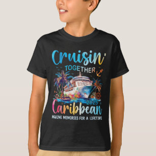 T-shirt Caraibes Croisière Famille Vacances 2025 Croisin’