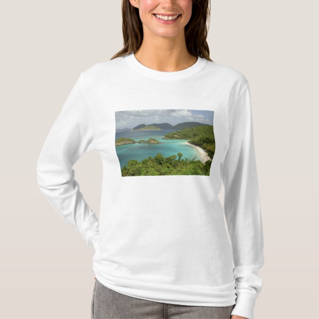 T-shirt Caraïbes, Îles Vierges américaines, St. John, Tron (Devant)