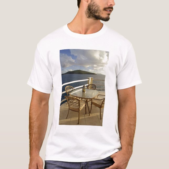 T-shirt Caraïbes, Îles Vierges américaines, St. Thomas. Vu (Devant)