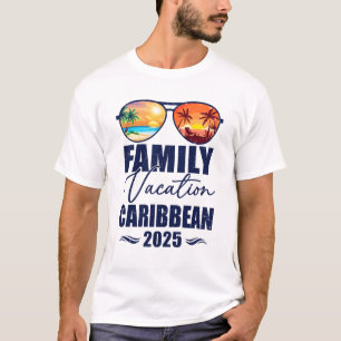 T-shirt Caraibes Matching Famille Vacation 2025 Making Mem