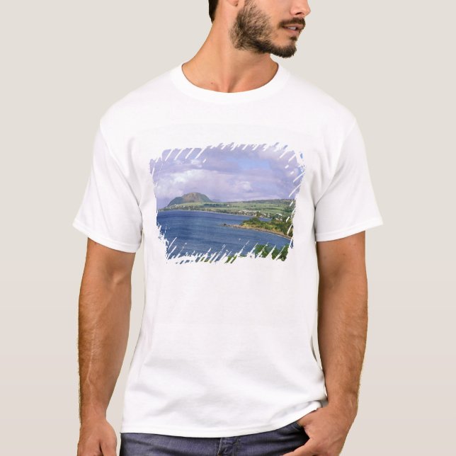 T-shirt Caraïbes, Saint-Kitts, Roseau. Côte. (Devant)