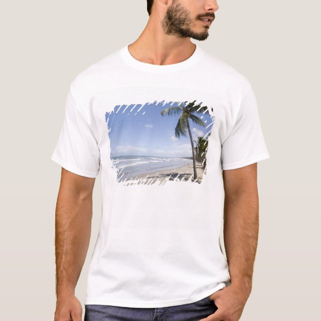 T-shirt Caraïbes - Trinité - Plage de Manzanilla sur 2 (Devant)