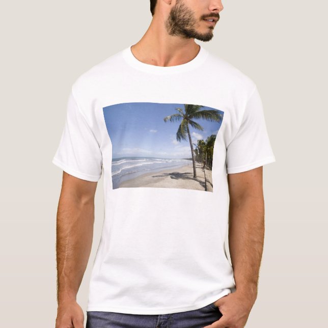 T-shirt Caraïbes - Trinité - Plage de Manzanilla sur 2 (Devant)