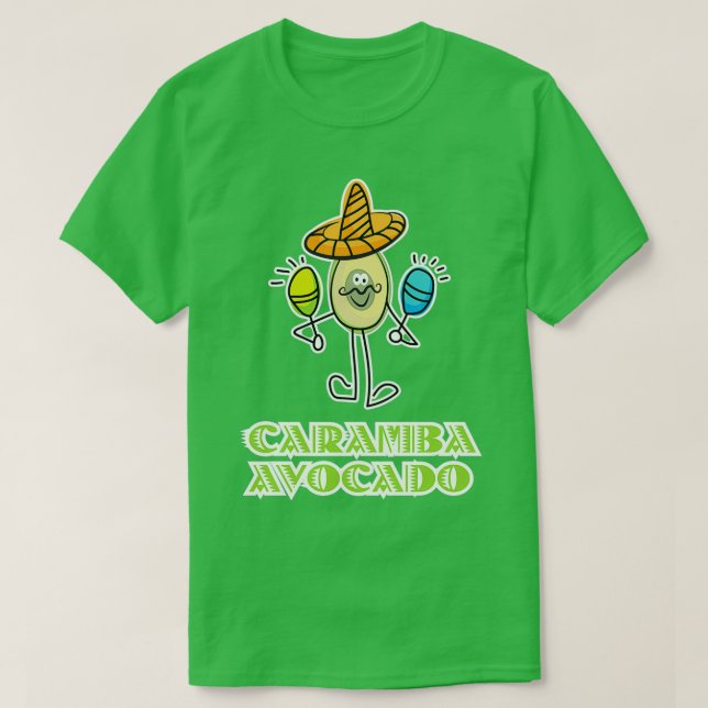 T-shirt Caramba Avocado Funny Avocado Cadeau Vegan Clas Ca (Design devant)