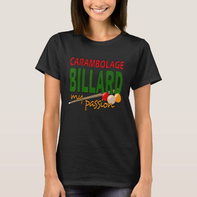 T-shirt Carambolage Billiard Club Sport (Devant)
