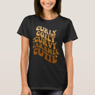 T-shirt Caramel caramel caramel caramel caramel frisé Afro