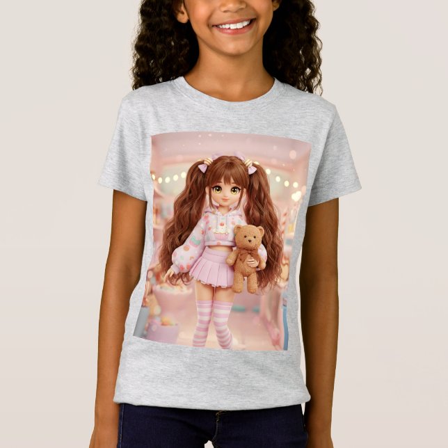 T-Shirt Caramel framboise (Devant)