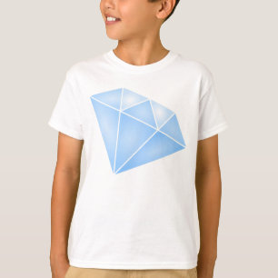 T-shirt Carat diamant bleu brillant